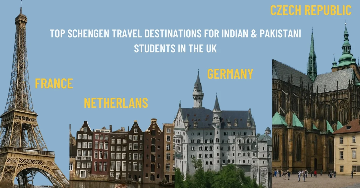 Schengen travel for Indian and Pakistani students in the UK